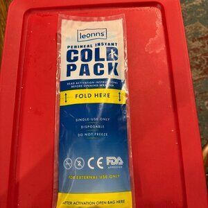 Leonns Perineal Instant Cold Pack Single Use Set of 8